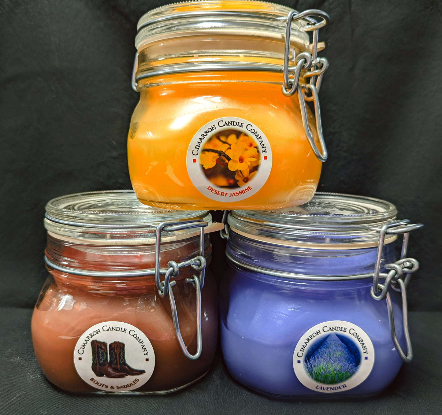 17oz Large Wire Bail Jar Candle
